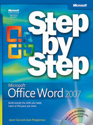 cover image of Microsoft Office Word 2007 Step by Step